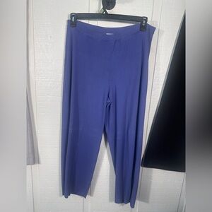 Chicos Women’s Purple Lounge Pants Size 2 ( Large) EUC